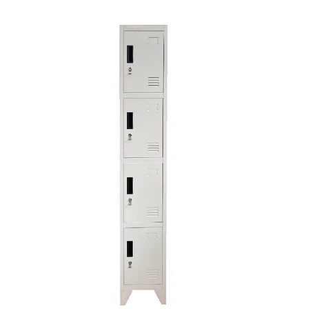 Locker Metálico 1 cuerpo 4 puertas
