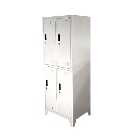 Locker Metálico 2 cuerpos 4 puertas