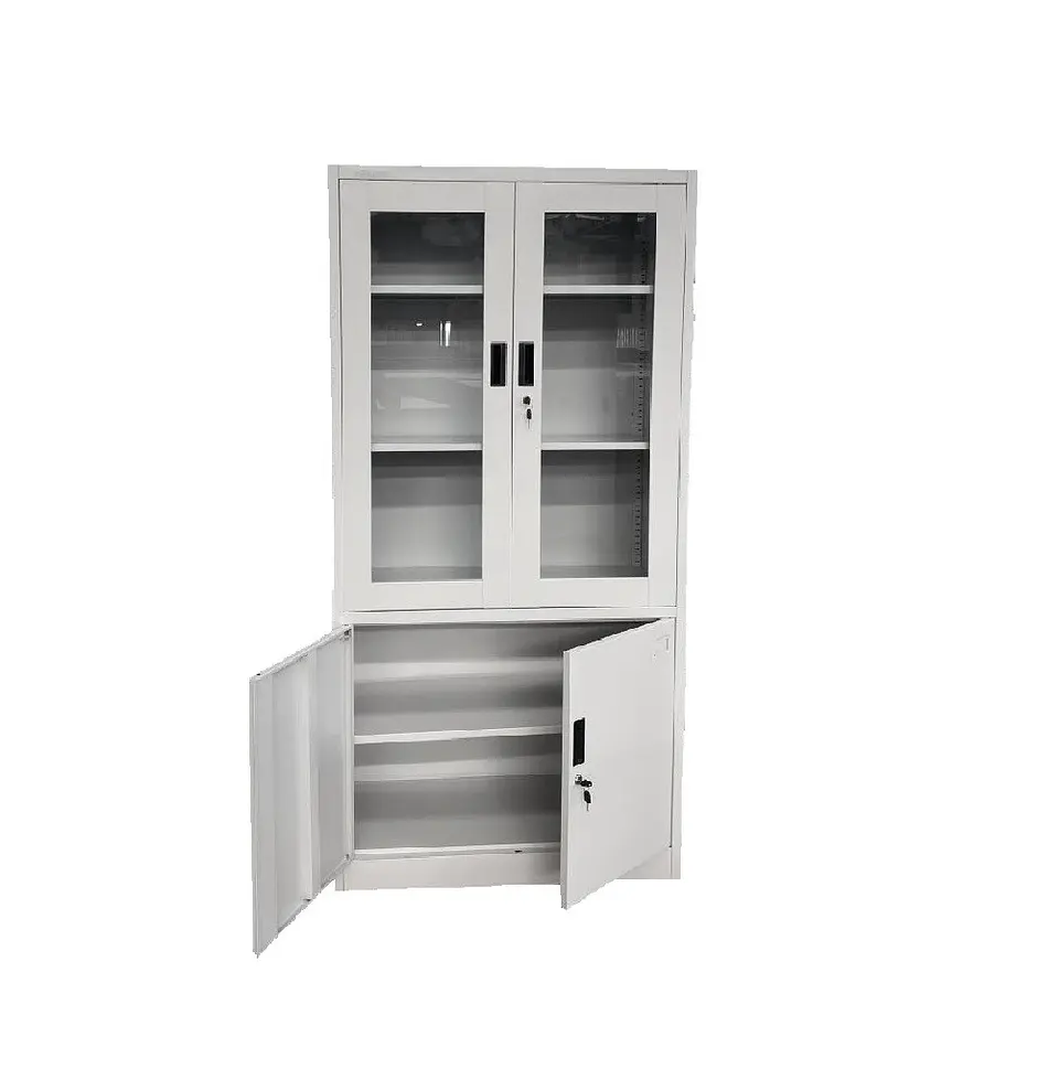 Estante Metálico Vitrina 185x87x40 cm - 4 Puertas 6