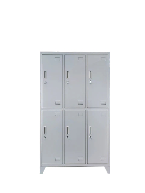 Locker Metálico 3 cuerpos 6 puertas