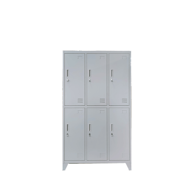 Locker Metálico 3 cuerpos 6 puertas 
