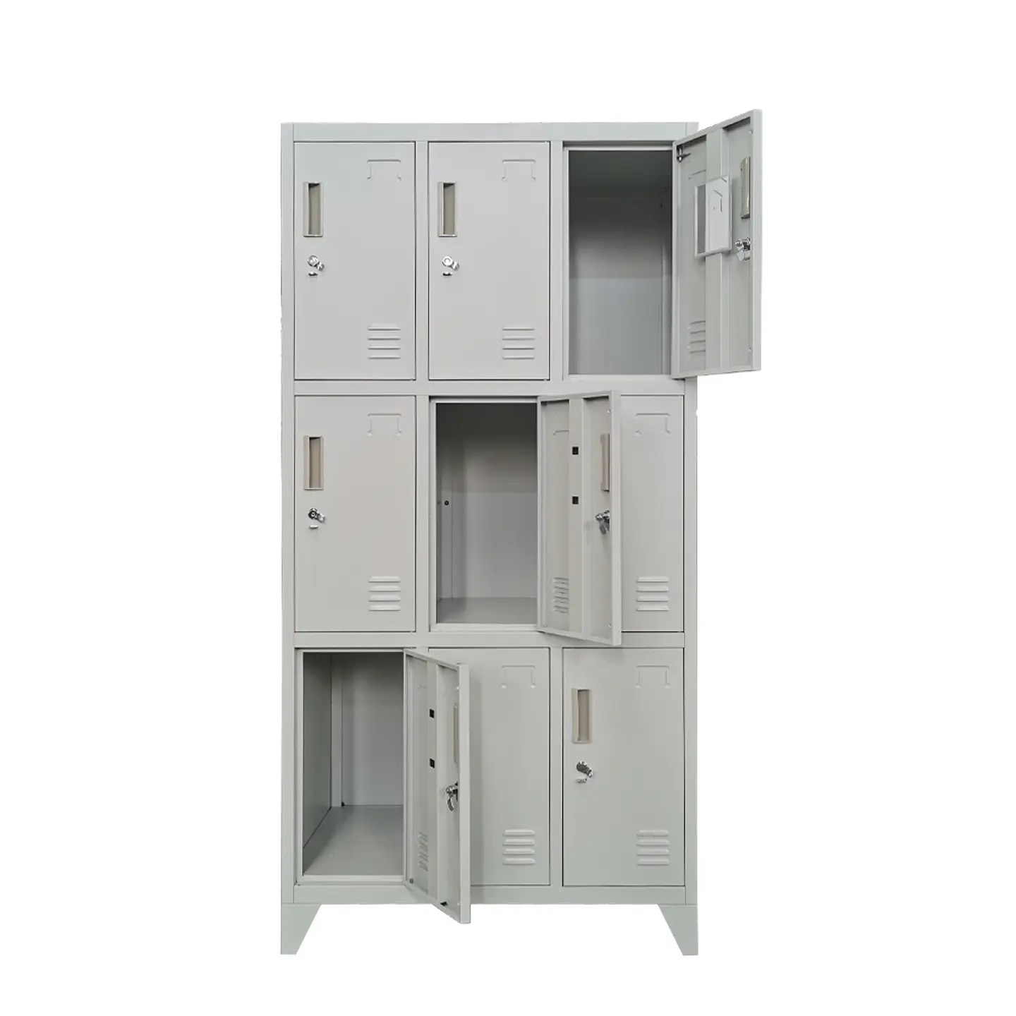 Locker Metálico 3 cuerpos 9 puertas 1