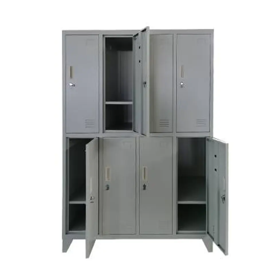Locker Metálico 4 cuerpos 8 puertas 1