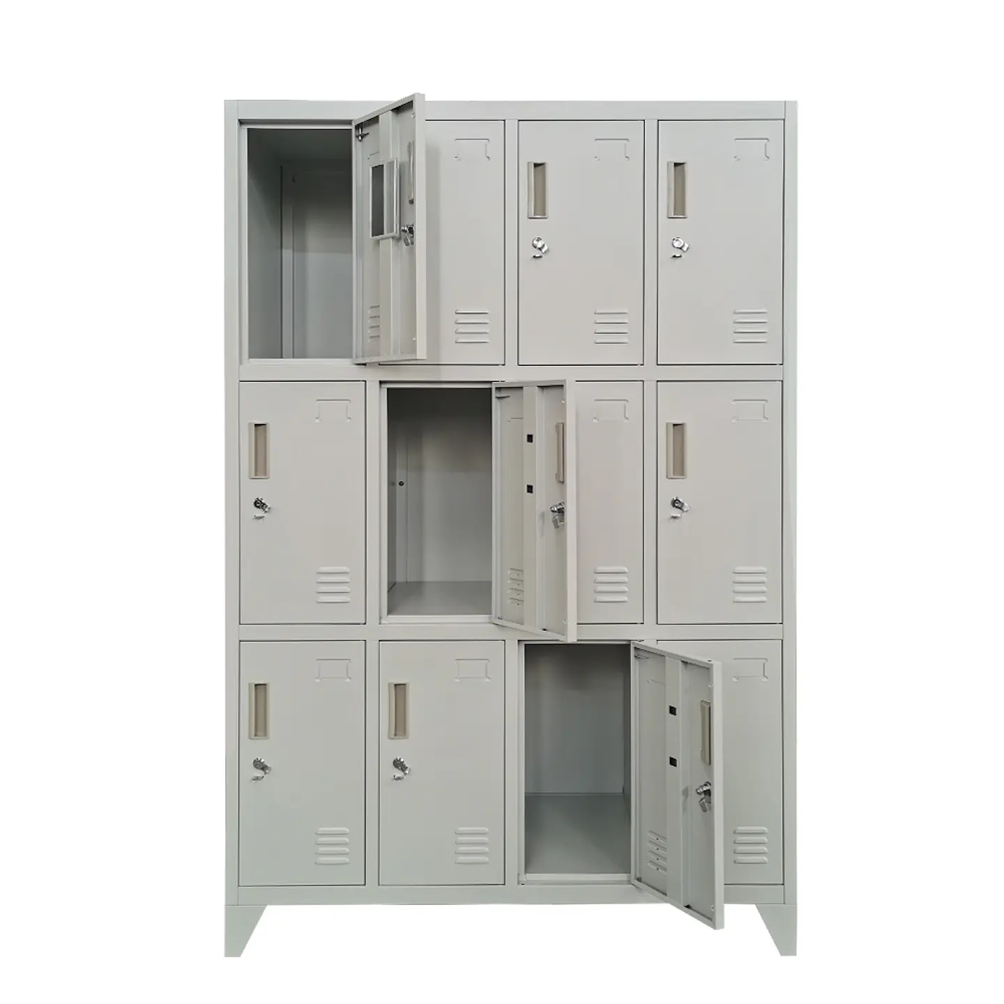 Locker Metálico 4 cuerpos 12 puertas 1