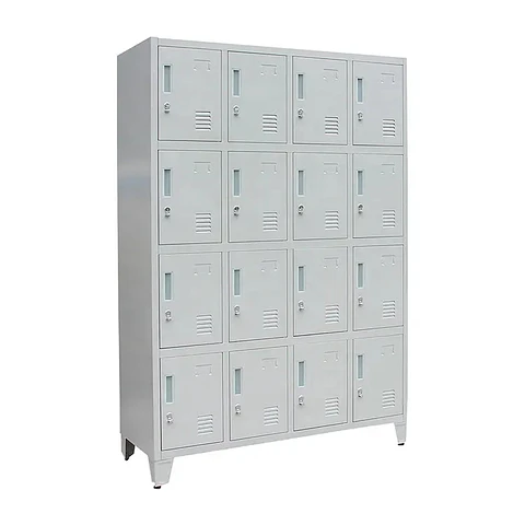 Locker Metálico 4 cuerpos 16 puertas