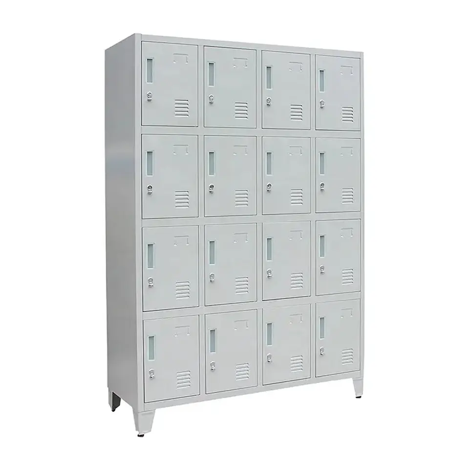 Locker Metálico 4 cuerpos 16 puertas 1