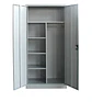 Estante Armario Metálico Cerrado Repisas y Barra de colgar 185x87x40 cm - 2 Puertas - Miniatura 1