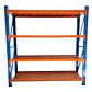 Rack Estante Metálico 200x60x200 - 800kg  - Miniatura 1