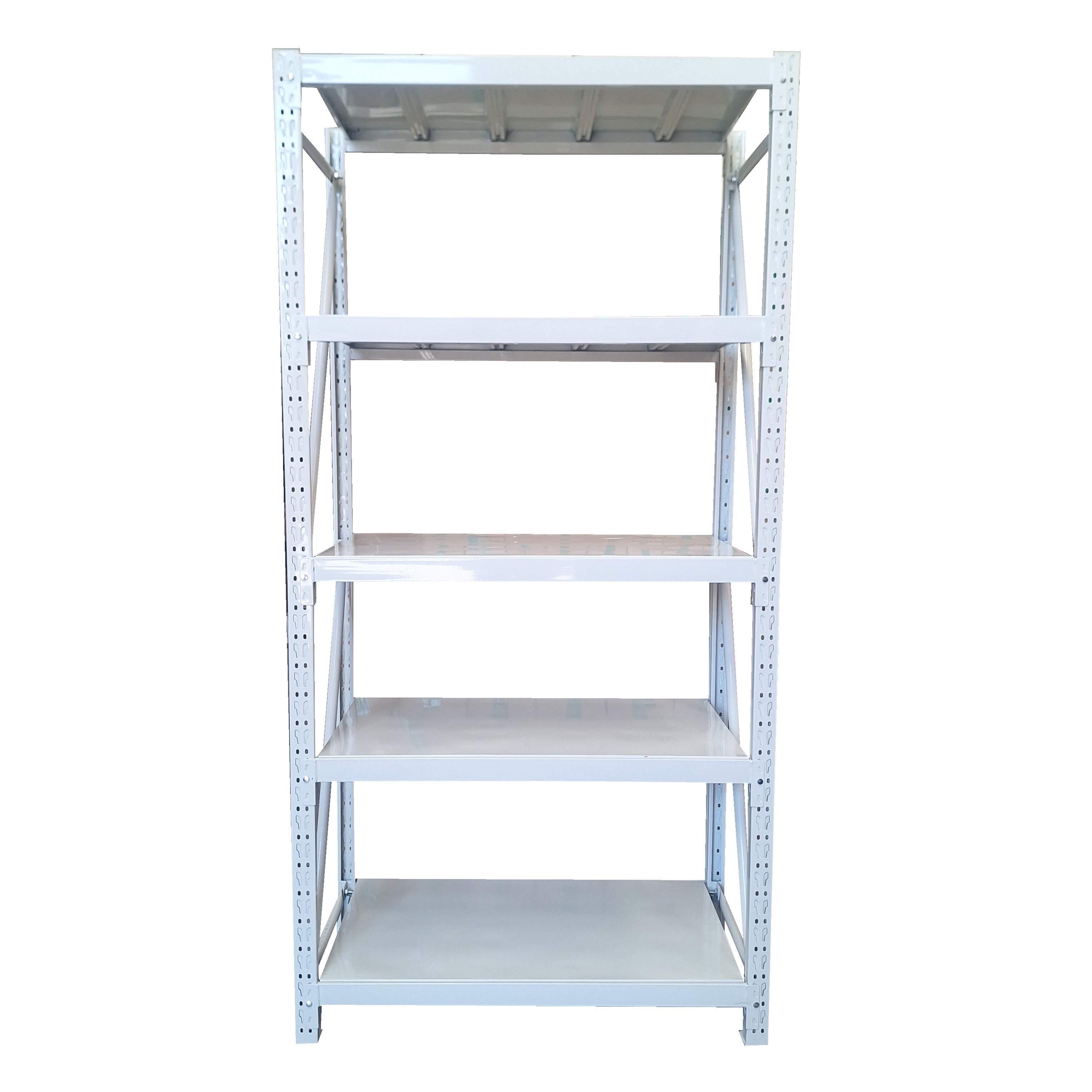 Rack Estante Metálico 200x50x100 Blanco - 600kg