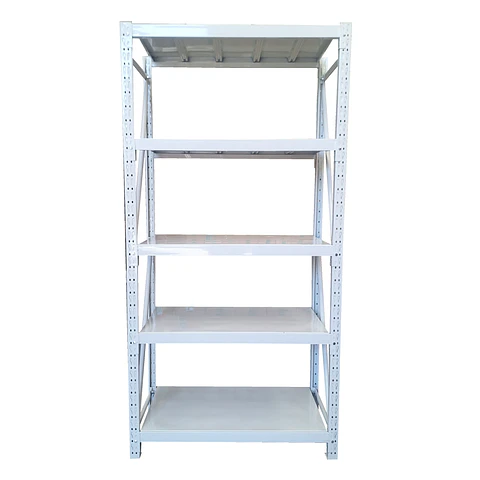 Rack Estante Metálico 200x50x100 Blanco - 600kg 
