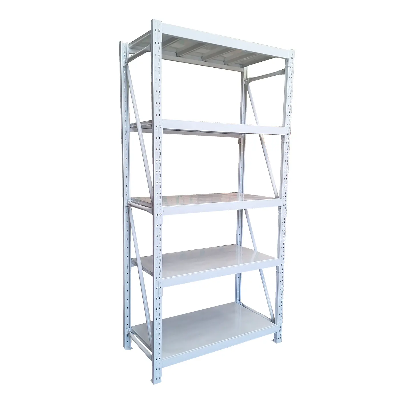 Rack Estante Metálico 200x50x100 Blanco - 600kg  1