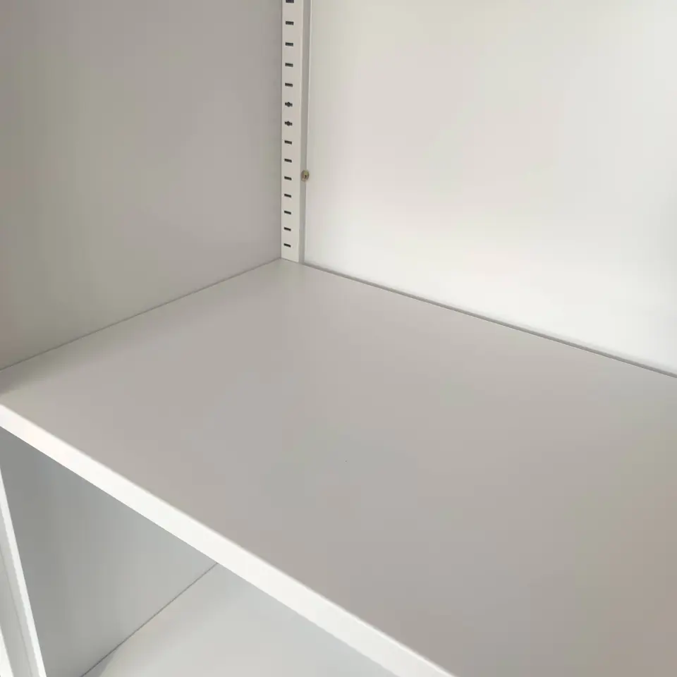 Estante Librero Metálico Blanco - 185x87x40 cm 4