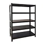 Estante Metálico 183x120x45 Negro bandeja metálica - 5 niveles - Miniatura 3