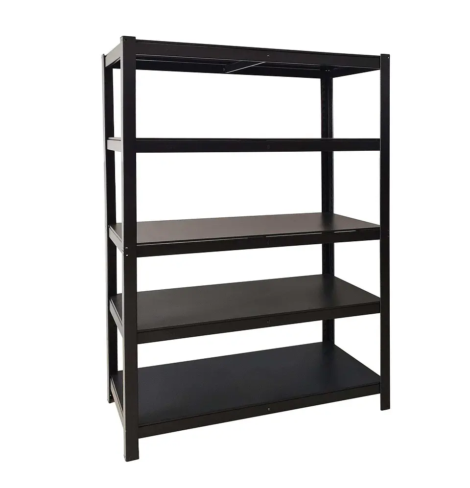 Estante Metálico 183x120x45 Negro bandeja metálica - 5 niveles 3