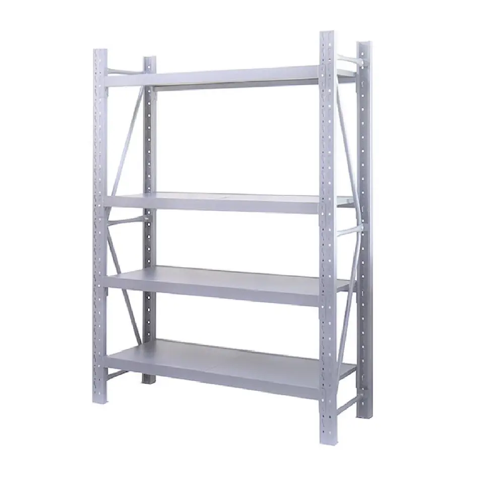 Rack Estante Metálico 200x60x200 - 800kg- Blanco 1