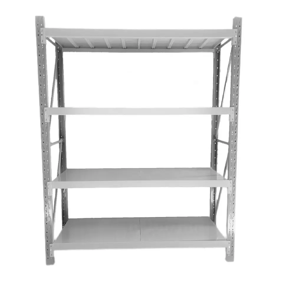 Rack Estante Metálico 200x60x200 - 800kg- Blanco 2