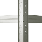 Estante Metálico 186x90x40 Blanco - Bandeja melamina - 5 niveles 2