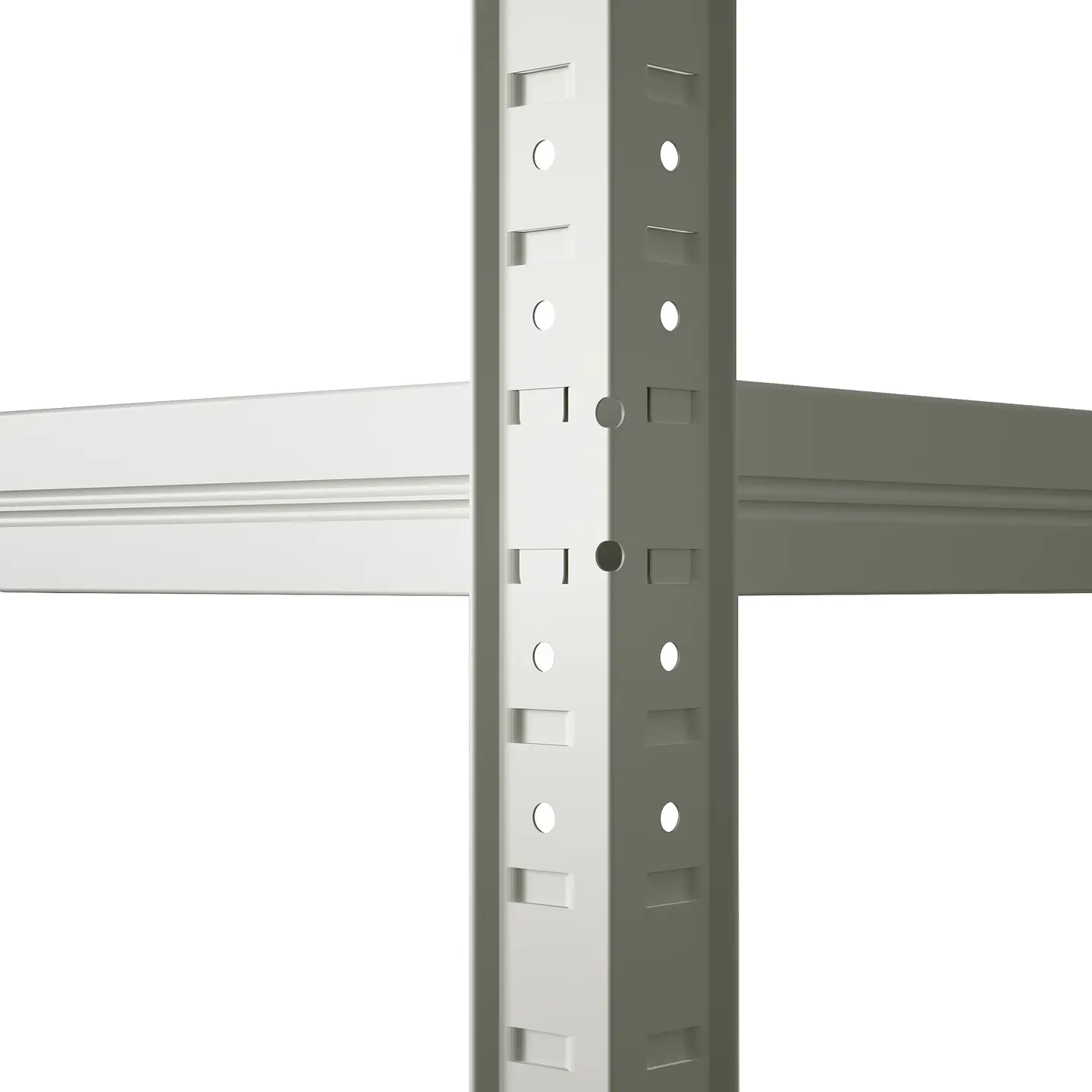 Estante Metálico 186x90x40 Blanco - Bandeja melamina - 5 niveles 4