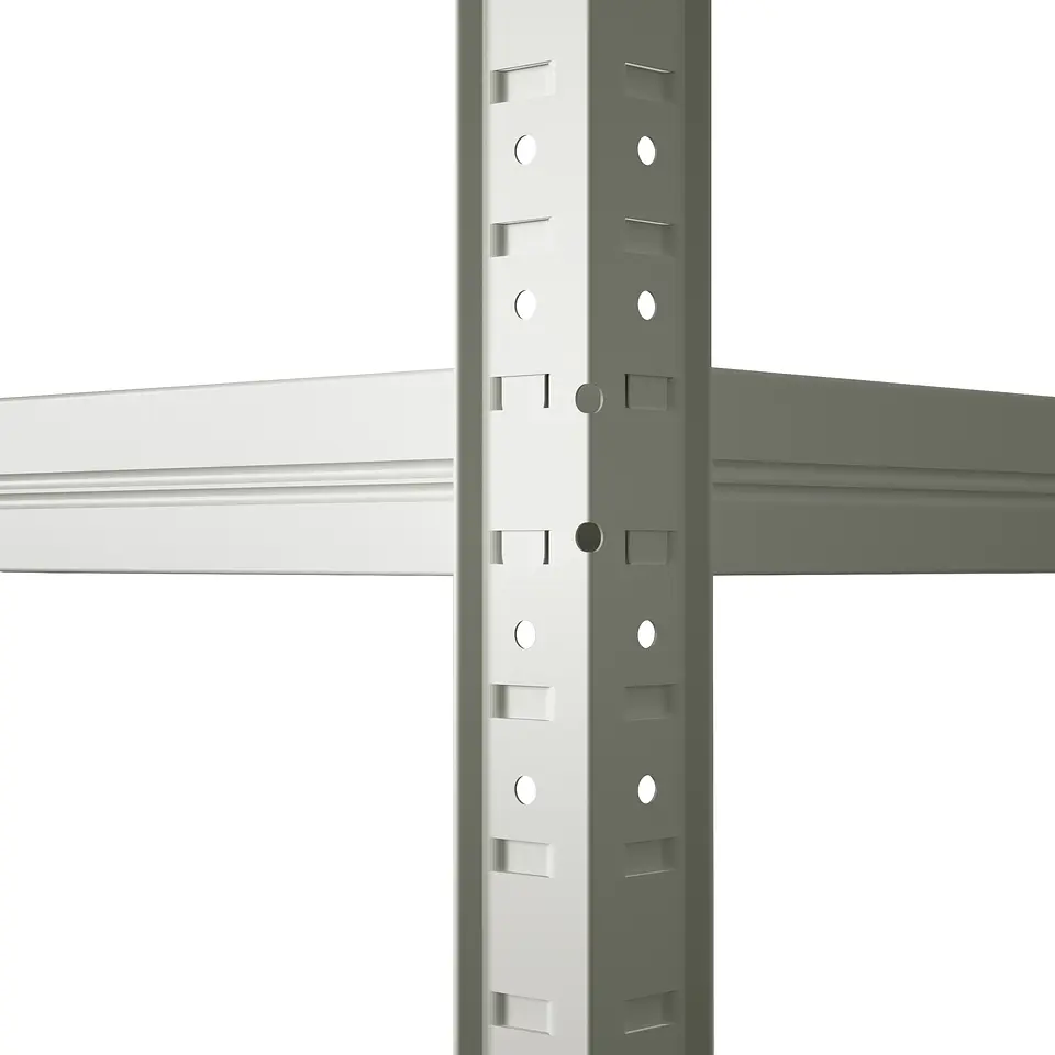 Estante Metálico 186x90x40 Blanco - Bandeja melamina - 5 niveles 4