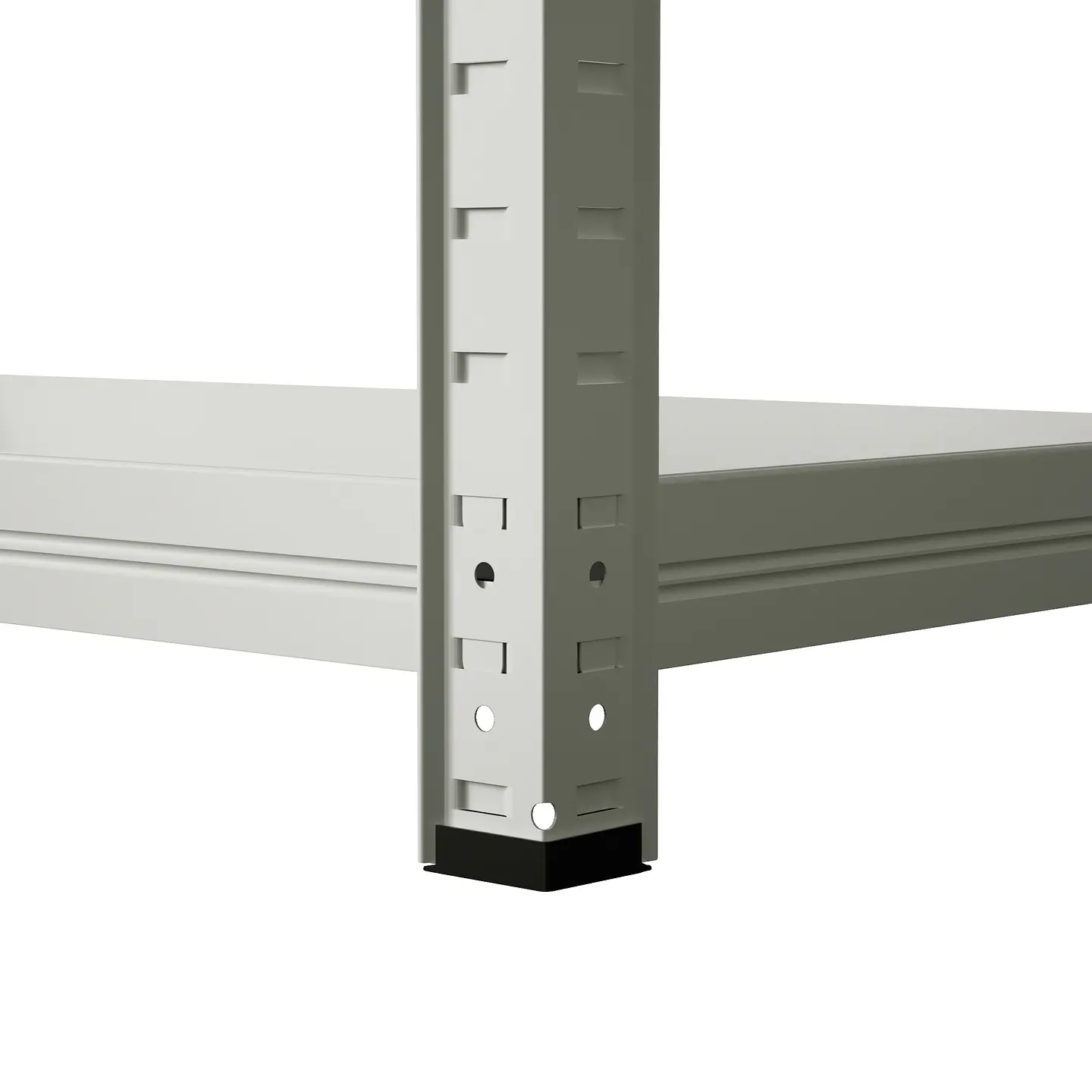 Estante Metálico 186x90x40 Blanco - Bandeja melamina - 5 niveles 6