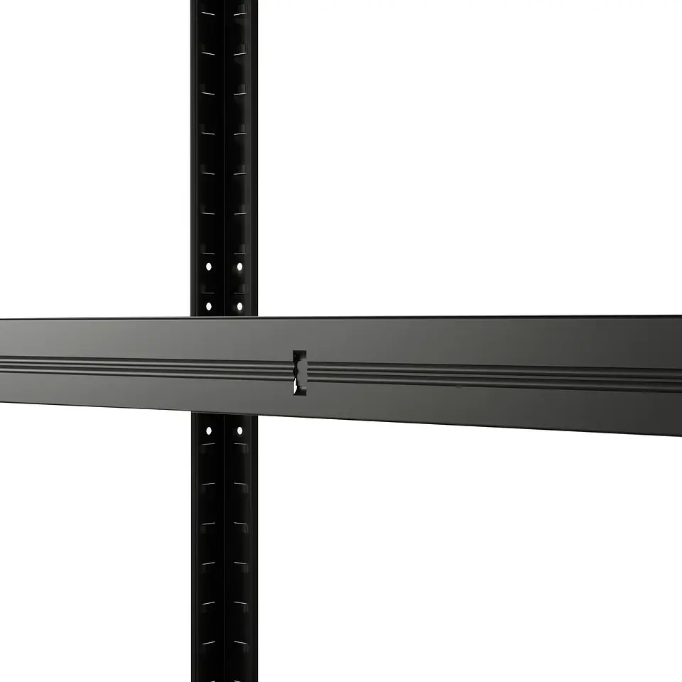 Estante Metálico 186x90x40 Negro - Bandeja melamina - 5 niveles  5