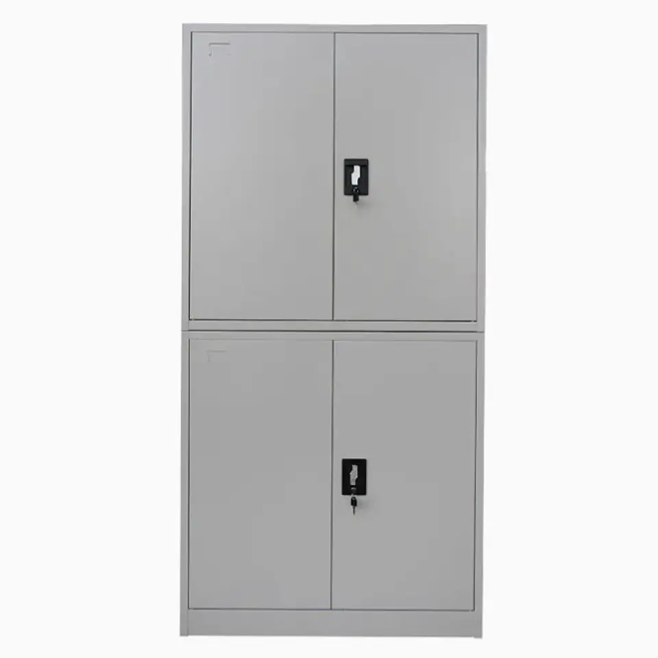 Estante Armario Metálico Cerrado 185x87x40 cm - 4 Puertas 4