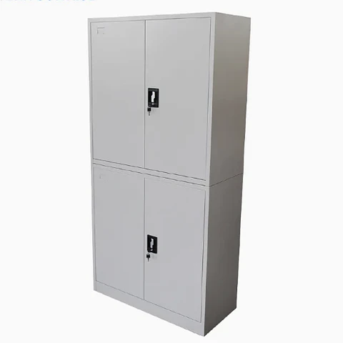 Estante Armario Metálico Cerrado 185x87x40 cm - 4 Puertas