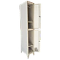 Locker Metálico puerta malla 1 cuerpo 2 puertas - Miniatura 3