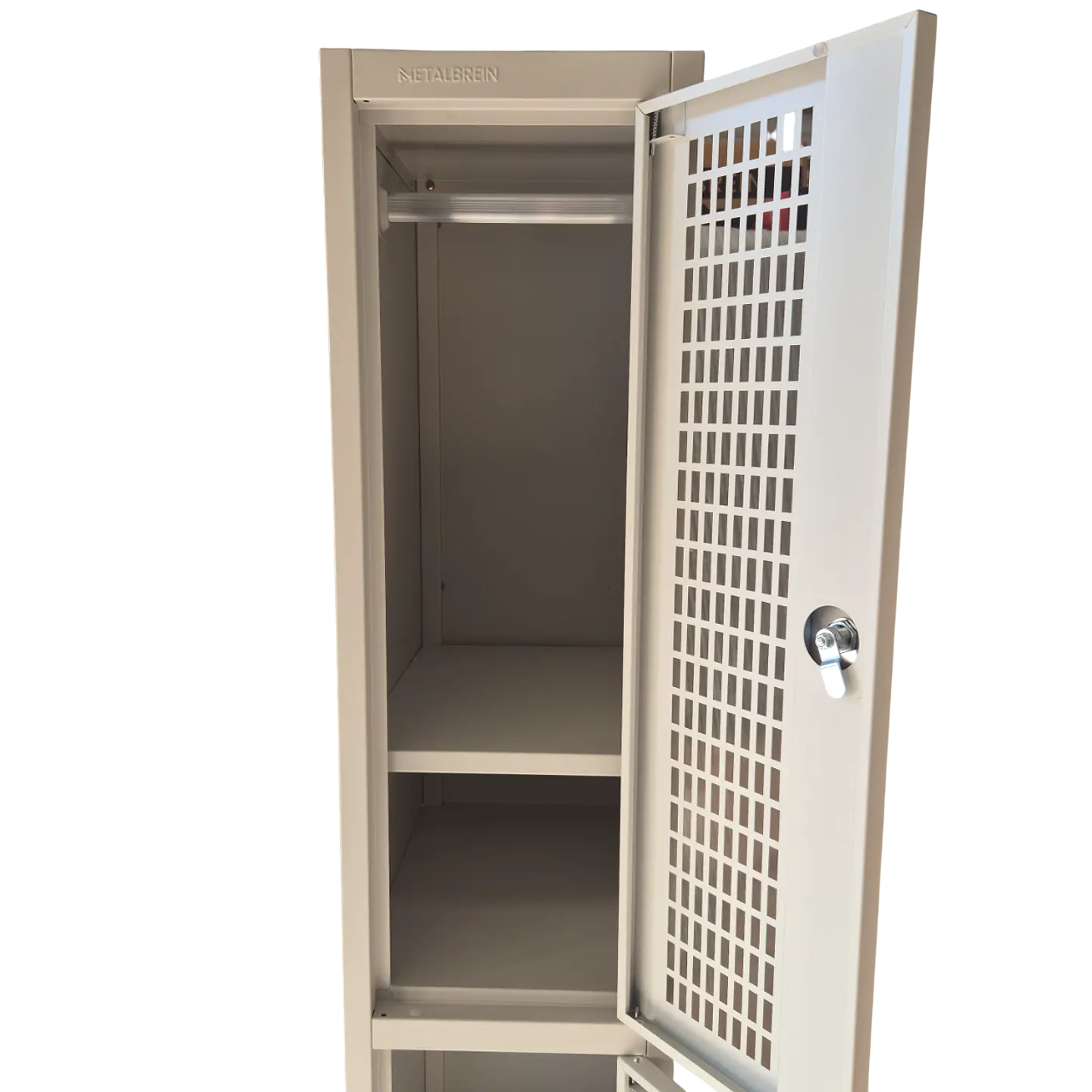 Locker Metálico puerta malla 1 cuerpo 2 puertas 4