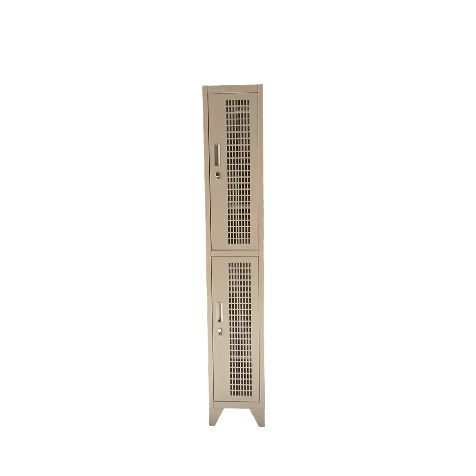 Locker Metálico puerta malla 1 cuerpo 2 puertas 2