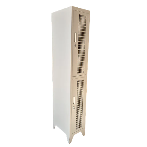 Locker Metálico puerta malla 1 cuerpo 2 puertas