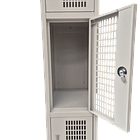 Locker Metálico puerta malla 1 cuerpo 3 puertas 3