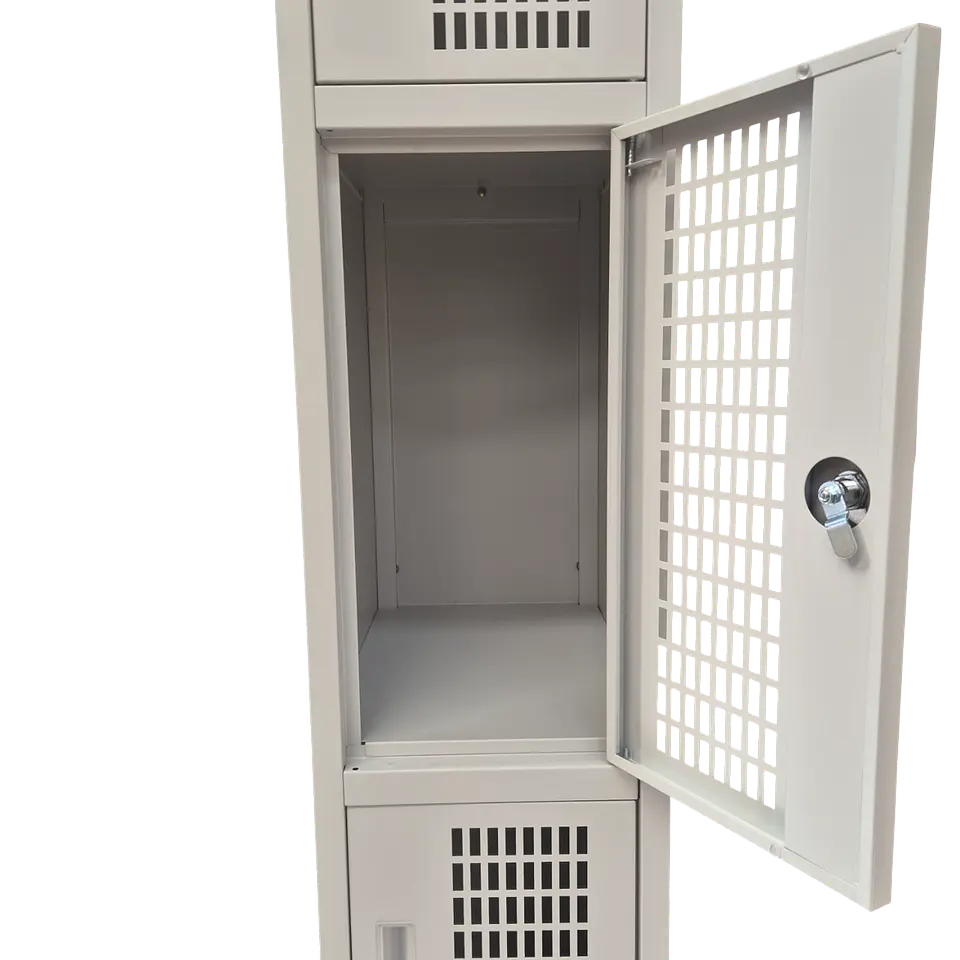 Locker Metálico puerta malla 1 cuerpo 3 puertas 3