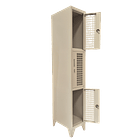 Locker Metálico puerta malla 1 cuerpo 3 puertas 2