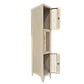 Locker Metálico puerta malla 1 cuerpo 3 puertas - Miniatura 2
