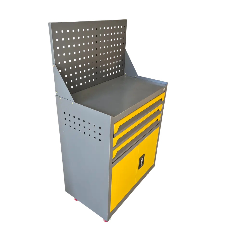 Gabinete Metálico Herramientas - 3 cajón - 2 Puertas 4