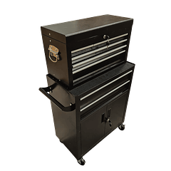 Gabinete Metálico Organizador de Herramientas - 8 cajones - 2 puertas