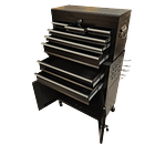 Gabinete Metálico Organizador de Herramientas - 8 cajones - 2 puertas 2