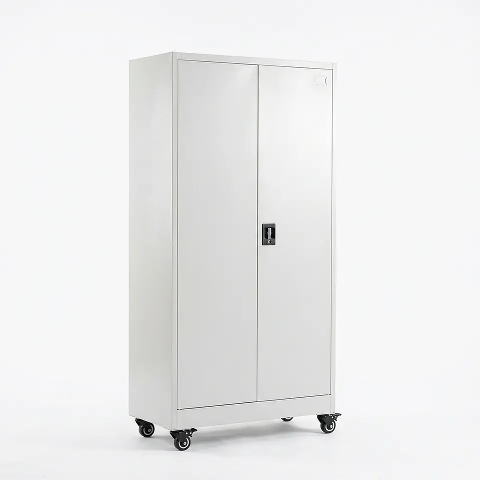 Estante Armario Metálico Cerrado 185x87x40 cm - 2 Puertas 14