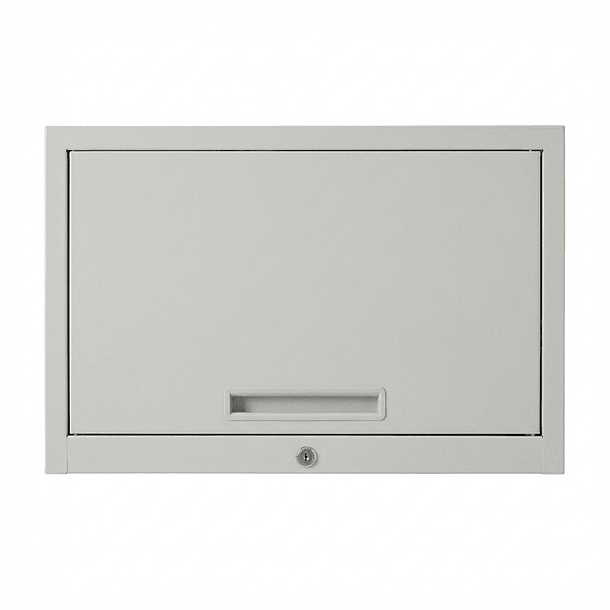 Gabinete Metálico Colgante Gris Cerrado 60x42x30 cm 3