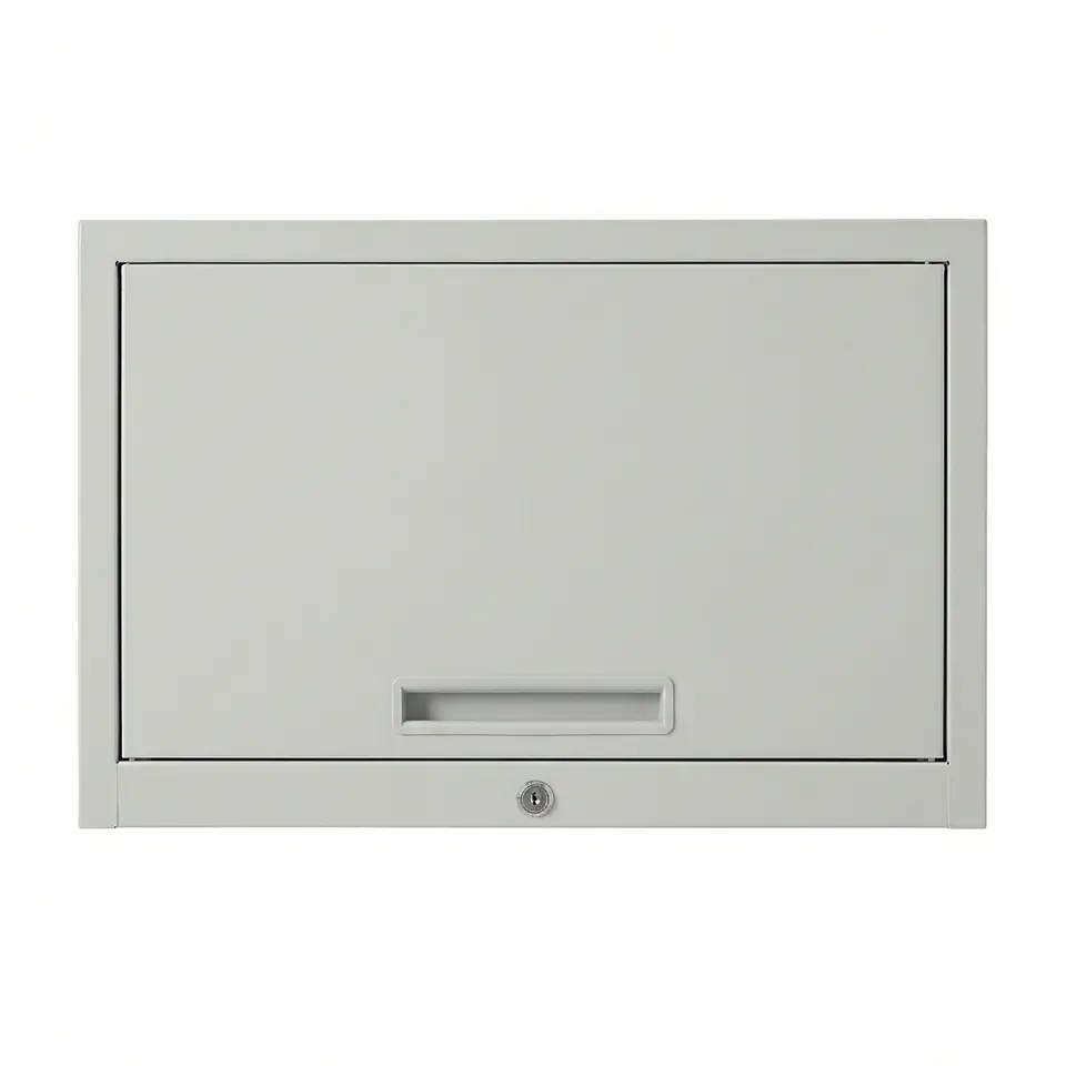 Gabinete Metálico Colgante Gris Cerrado 60x42x30 cm 3