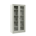 Estante Metálico Vitrina Gris 185x87x40 cm - 2 Puertas 3