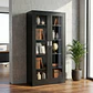 Estante Metálico Vitrina Negro 185x87x40 cm - 2 Puertas - Miniatura 10