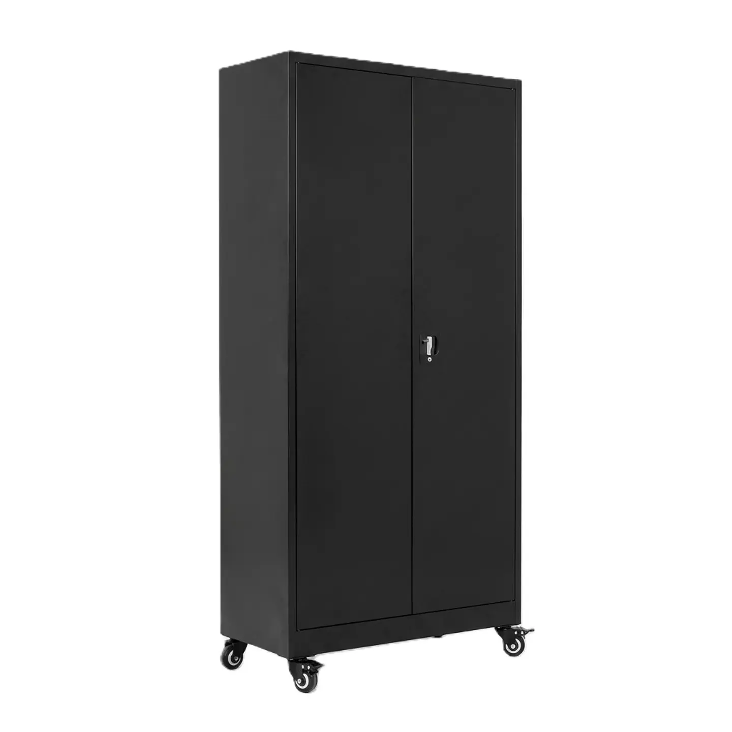 Estante Armario Metálico Negro 185x87x40 cm - 2 Puertas 6