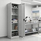 Estante Armario Metálico Cerrado 170x47x35 cm - 1 Puerta 5