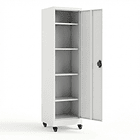 Estante Armario Metálico Cerrado 170x47x35 cm - 1 Puerta 12