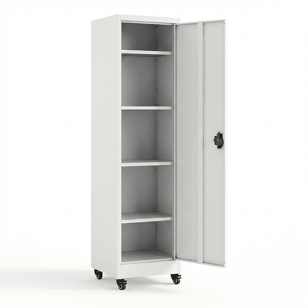 Estante Armario Metálico Cerrado 170x47x35 cm - 1 Puerta 12