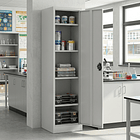 Estante Armario Metálico Cerrado 170x47x35 cm - 1 Puerta 8