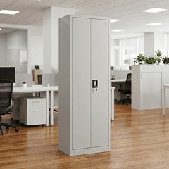 Estante Armario Metálico Cerrado 185x57x40 cm - 2 Puertas