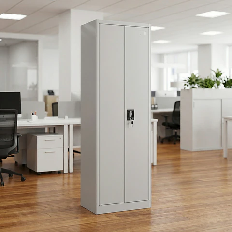 Estante Armario Metálico Cerrado 185x57x40 cm - 2 Puertas